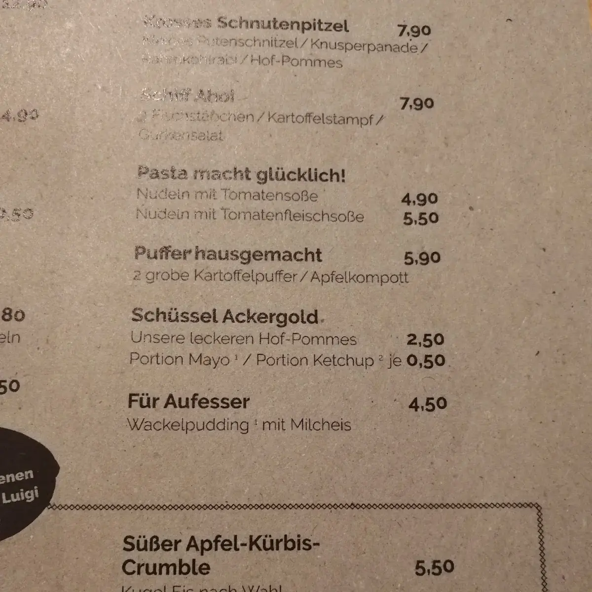 Speisekarte photo 8