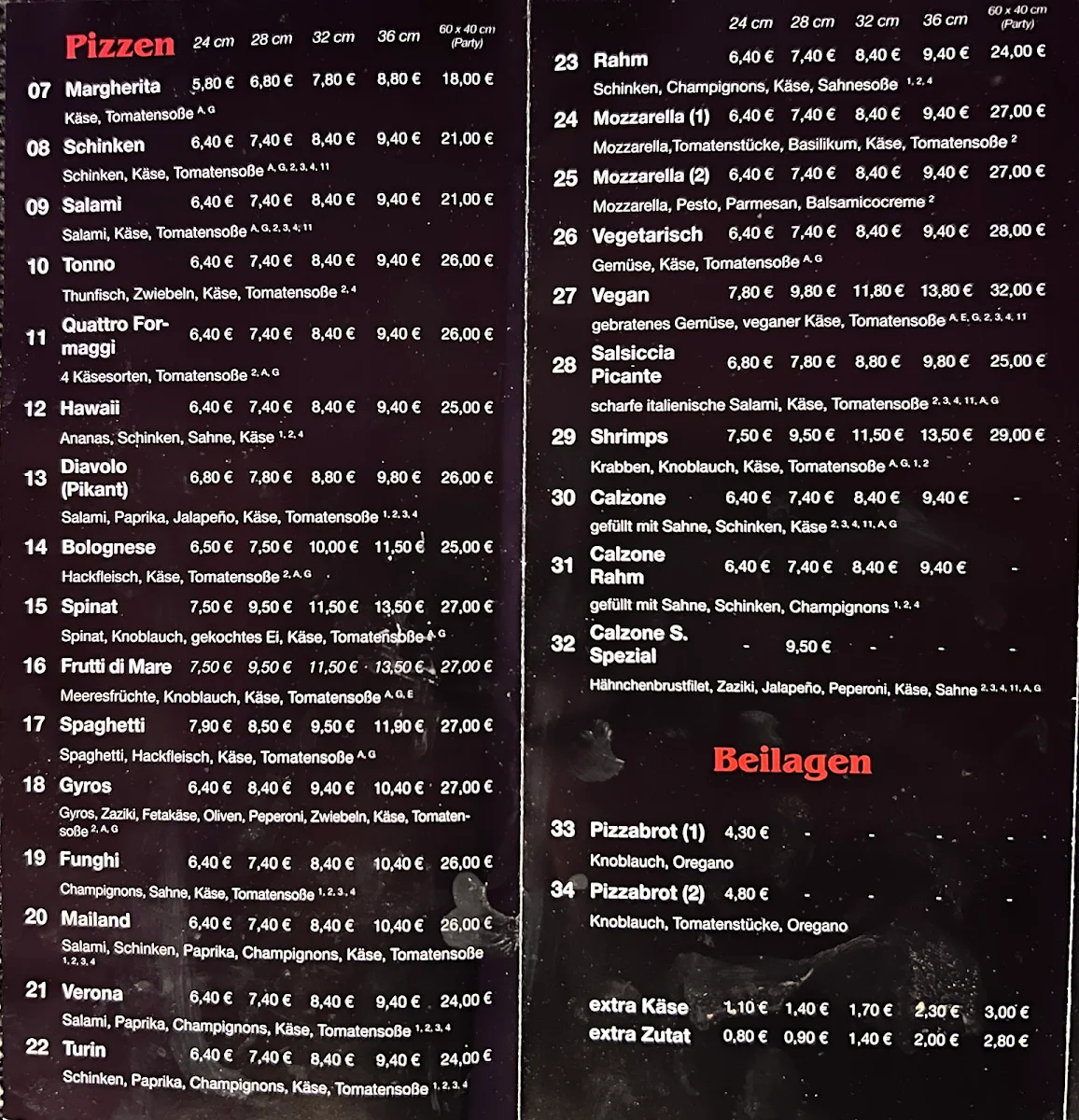 Speisekarte photo 1