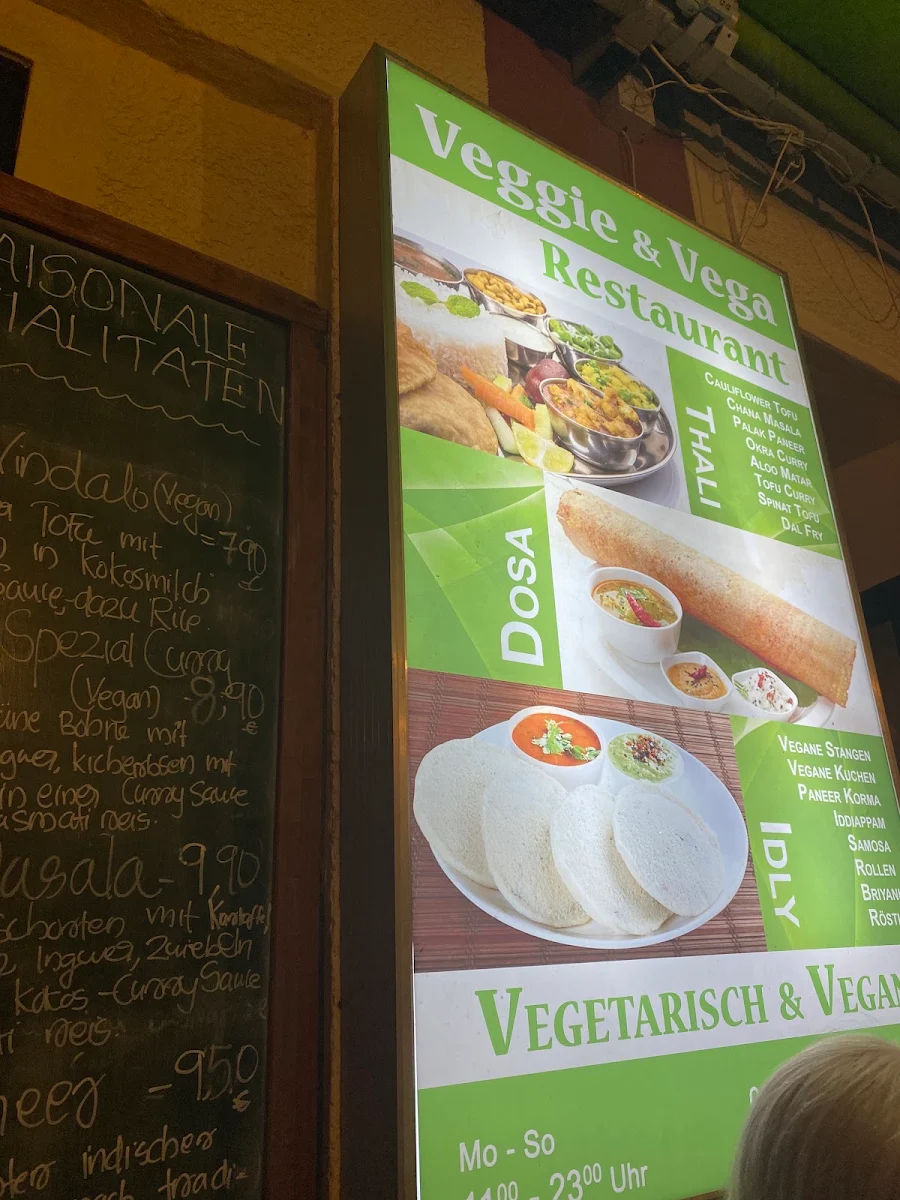 Speisekarte, Veggie & Vega - Restaurant Berlin