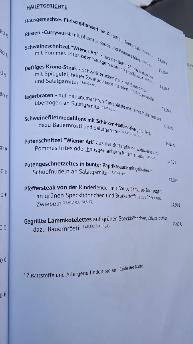 Speisekarte photo 4