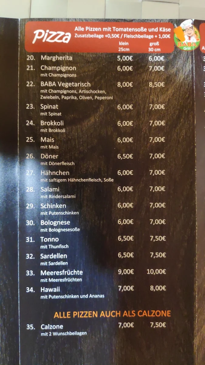 Speisekarte photo 1