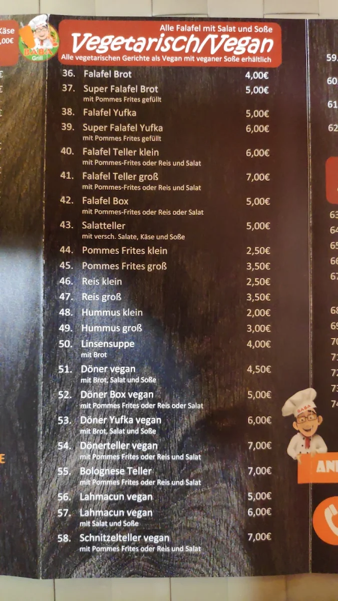 Speisekarte photo 6