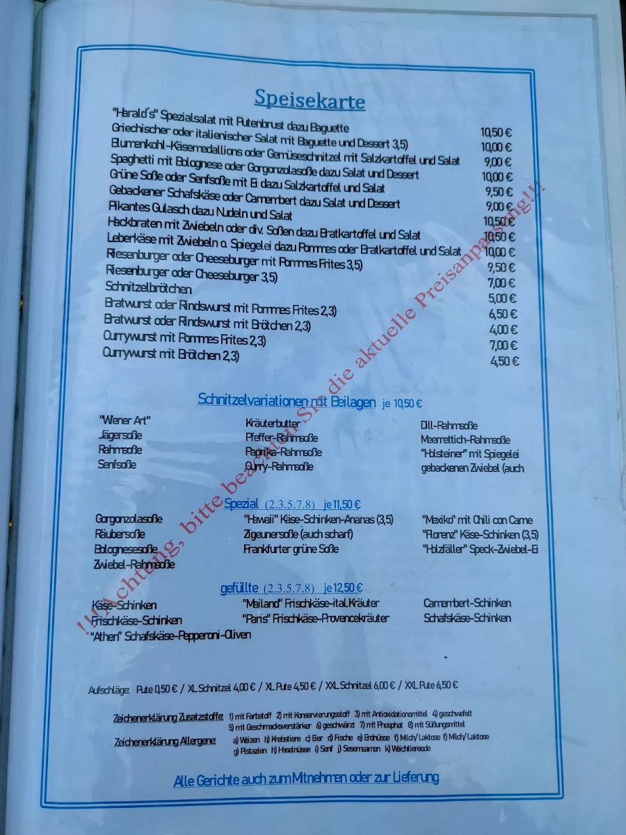 Speisekarte photo 1