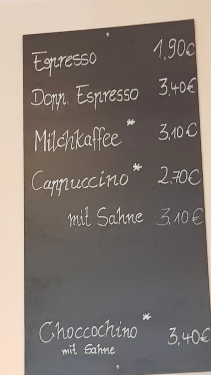 Speisekarte, Waldcafé - Oberlinhaus Rehaklinik