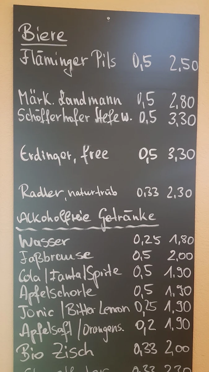 Speisekarte, Waldcafé - Oberlinhaus Rehaklinik