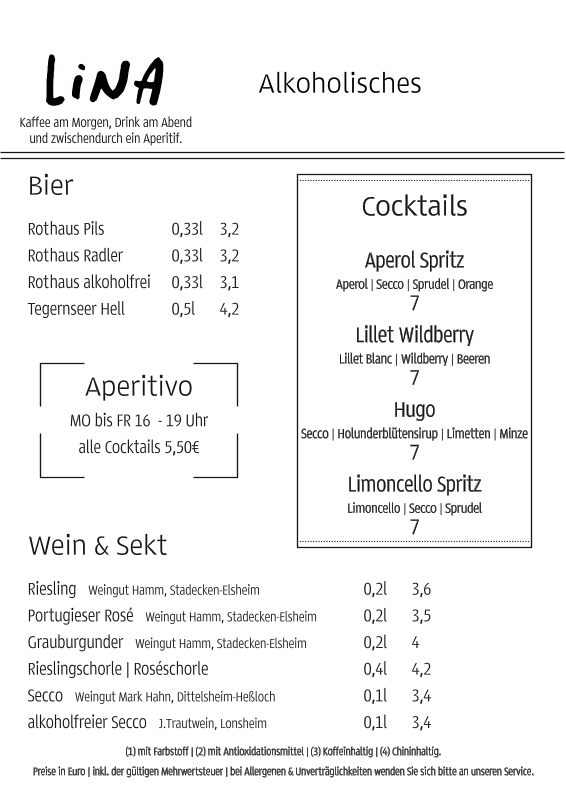 Speisekarte photo 1