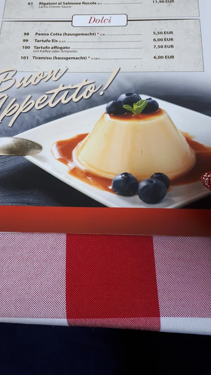 Speisekarte, Mamma Mia