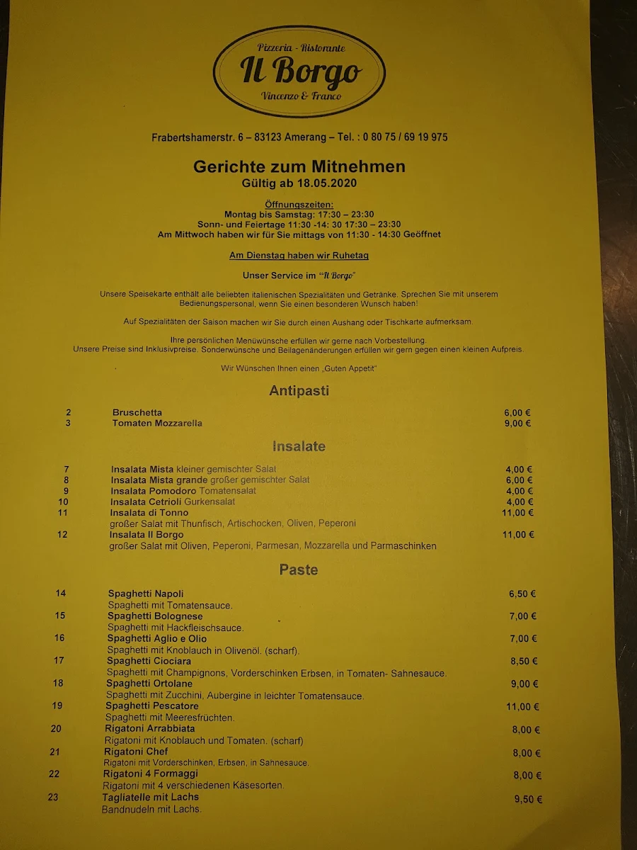 Speisekarte photo 2