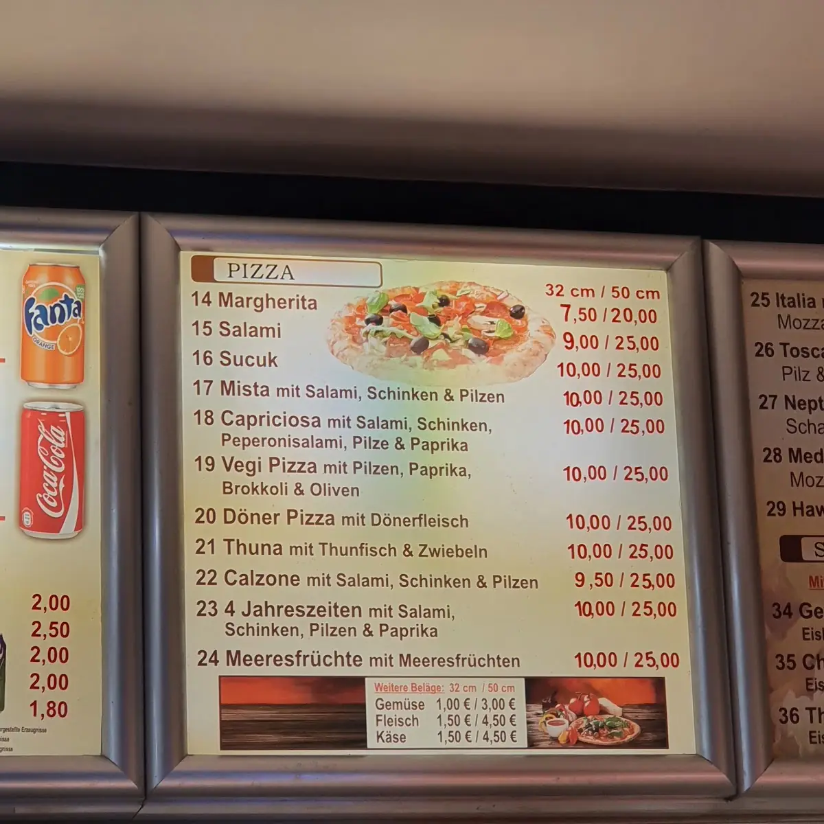 Speisekarte, The Brothers Street Food