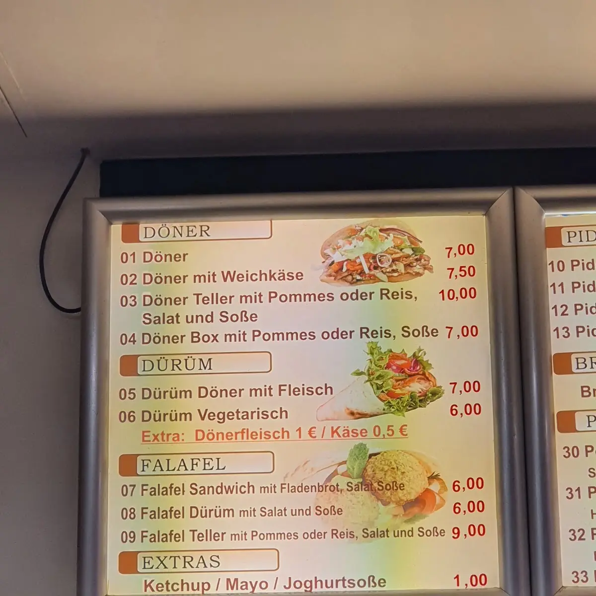 Speisekarte, The Brothers Street Food