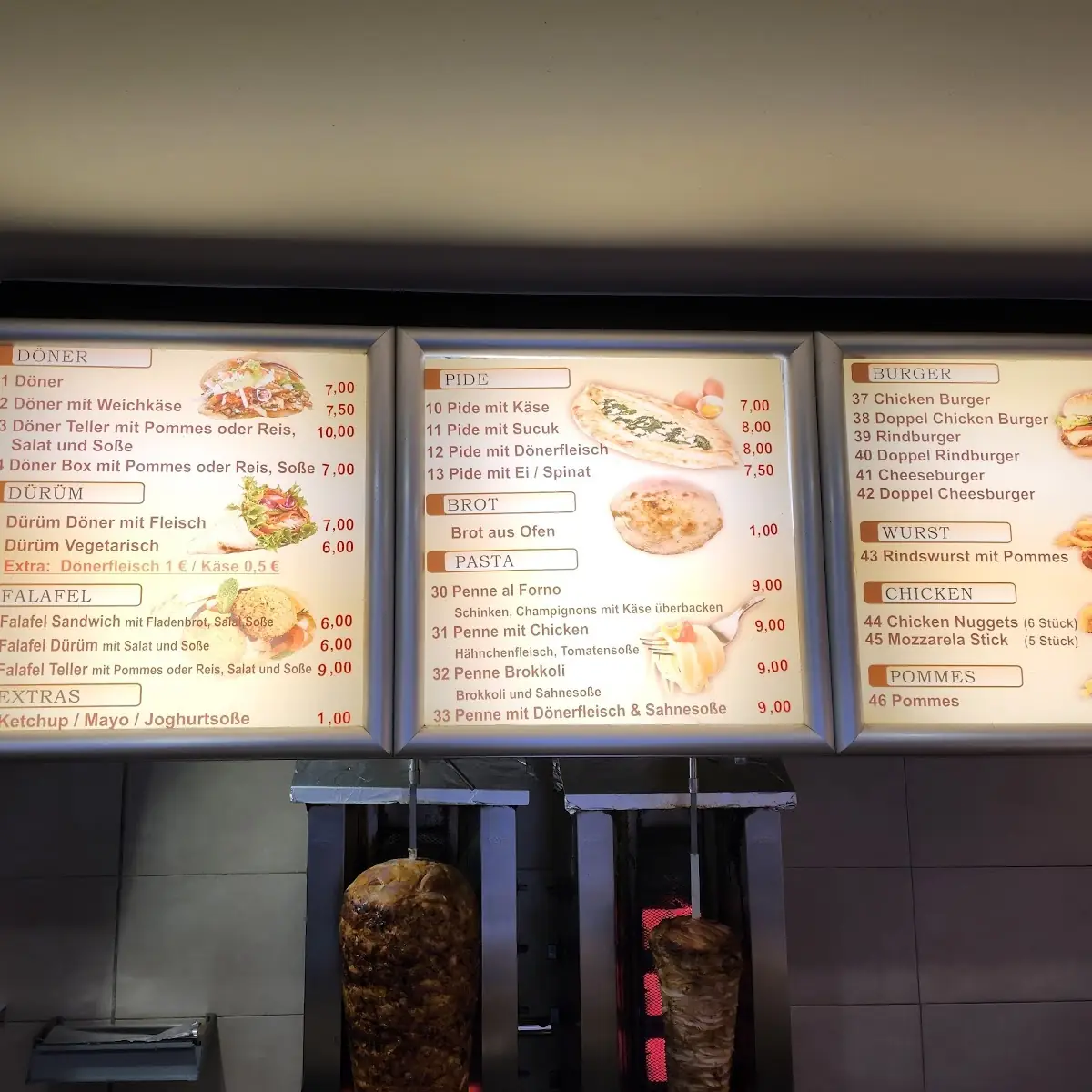 Speisekarte, The Brothers Street Food