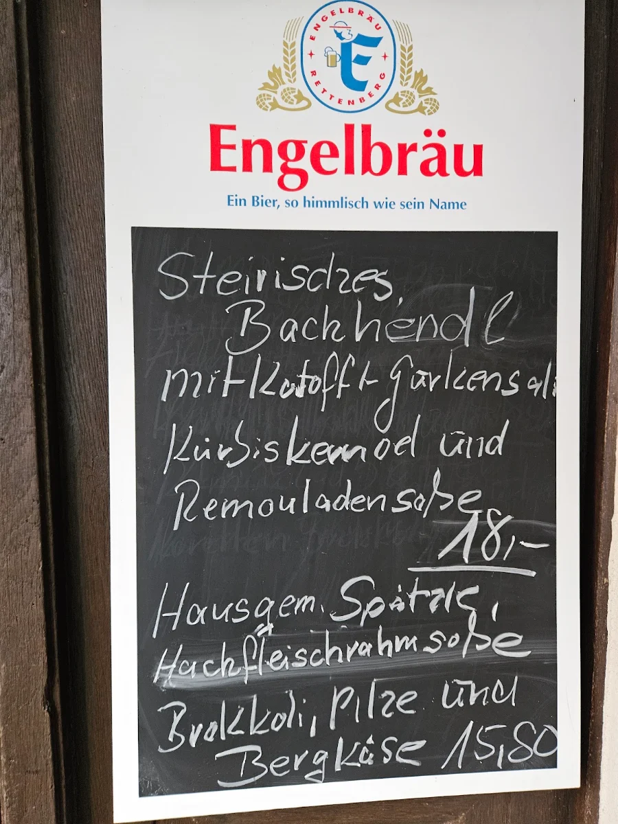 Speisekarte, Weinstube zur Eiche