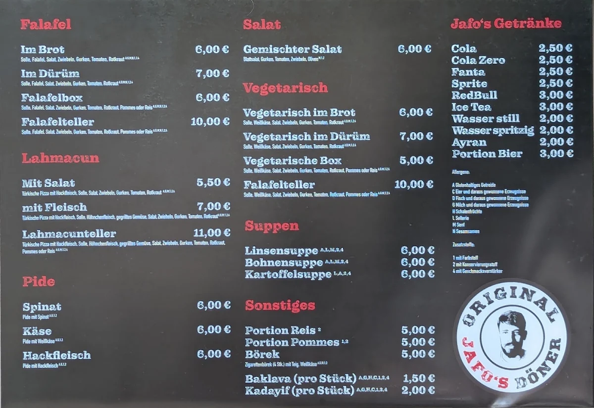 Speisekarte photo 2