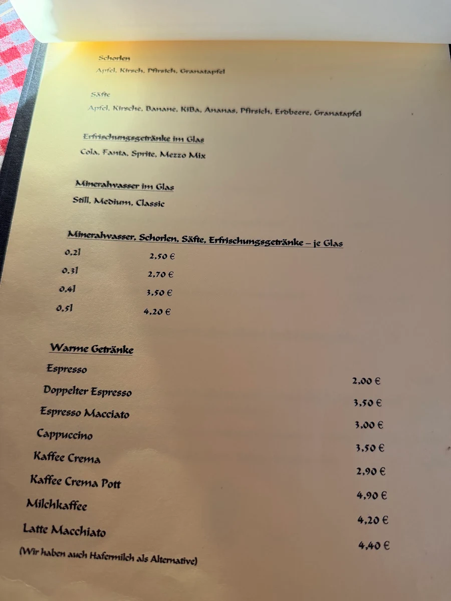 Speisekarte photo 3