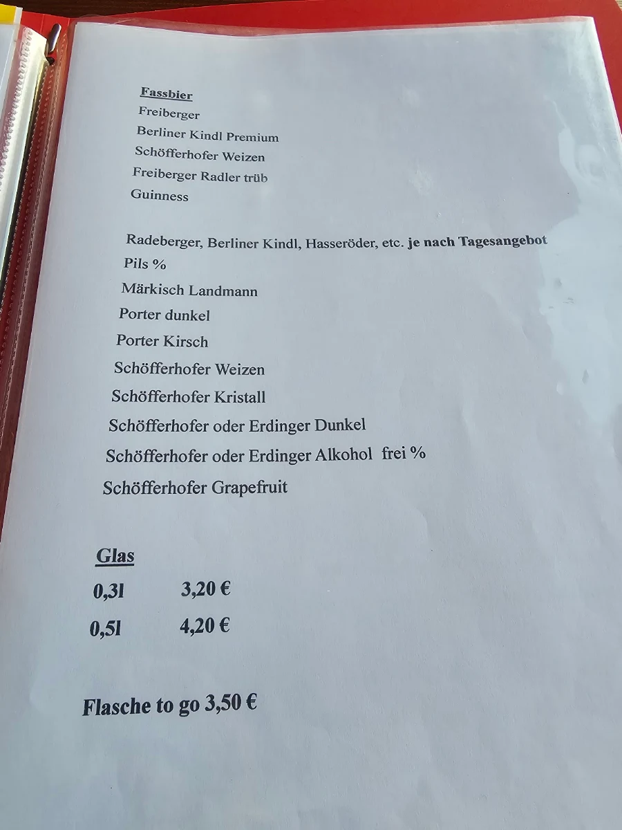 Speisekarte photo 9