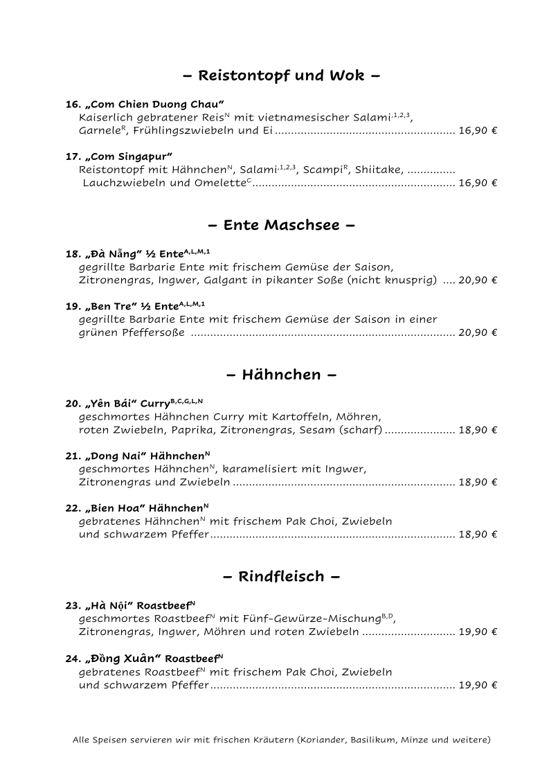 Speisekarte photo 3