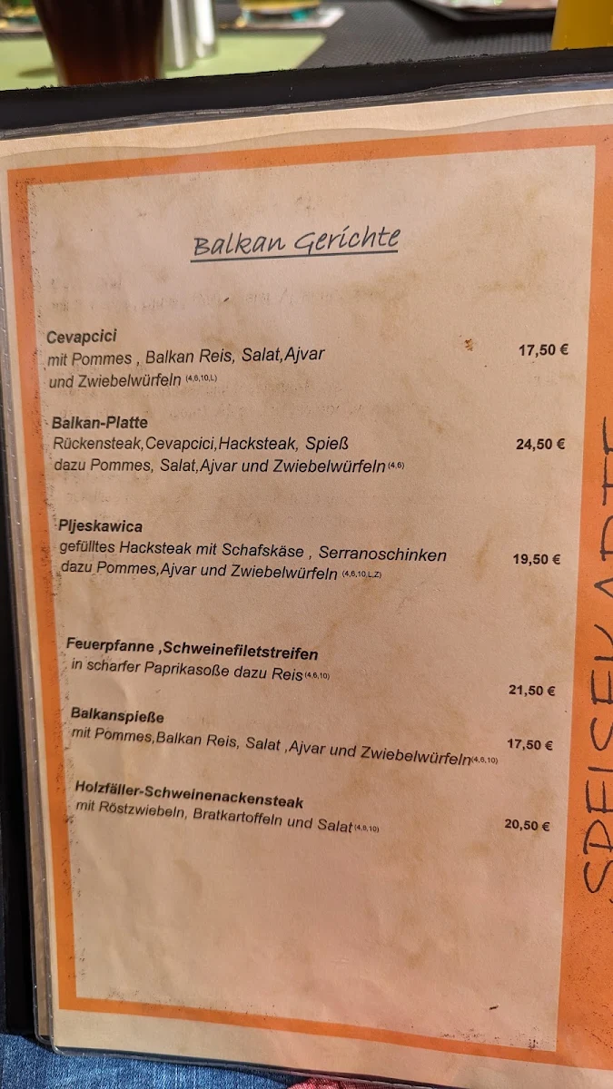 Speisekarte photo 3
