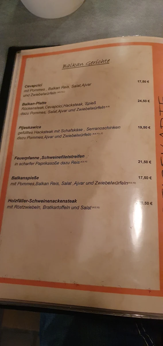 Speisekarte photo 4