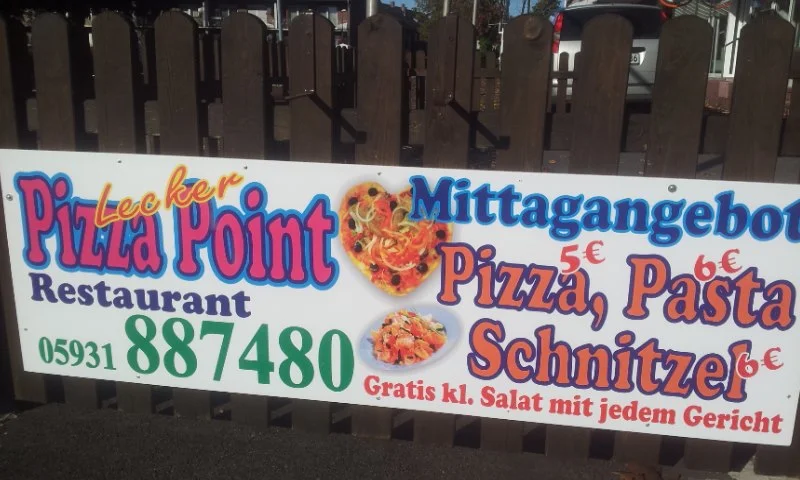 Speisekarte, Pizza point meppen