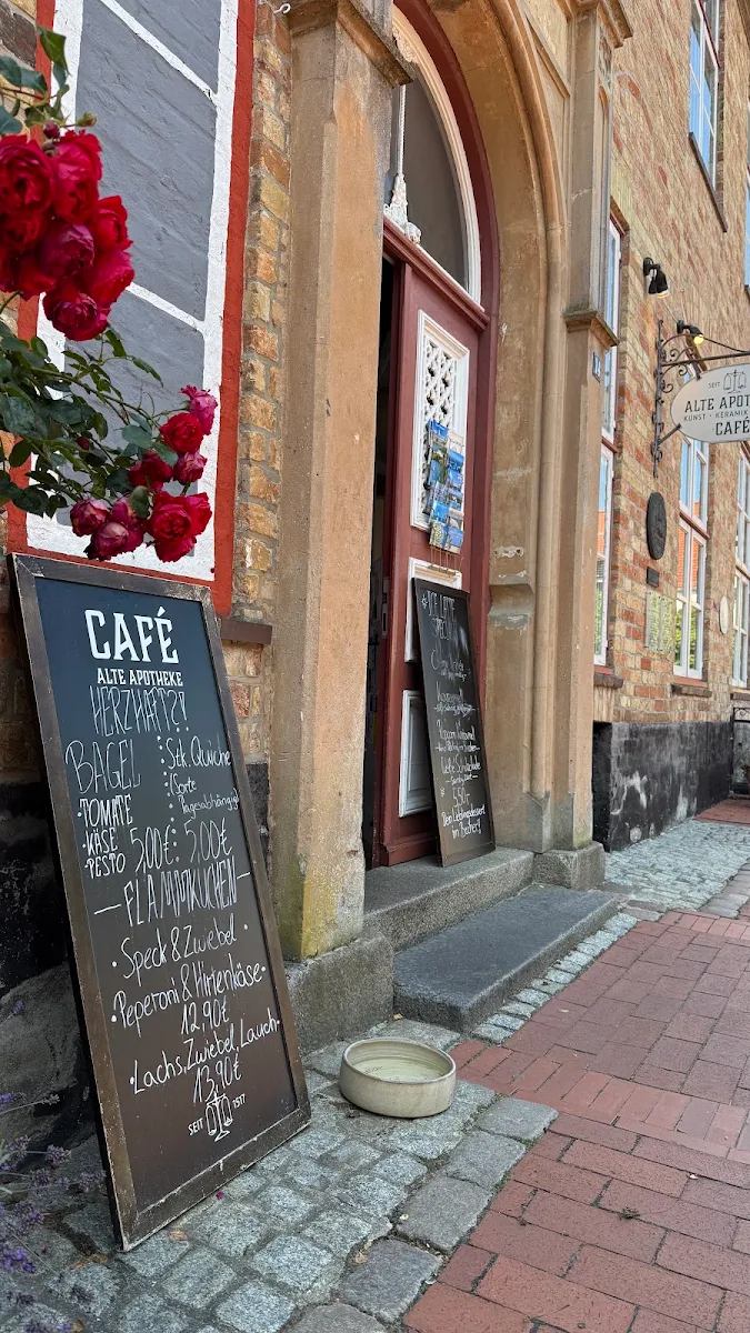 Speisekarte, Alte Apotheke - Keramikstube & Café