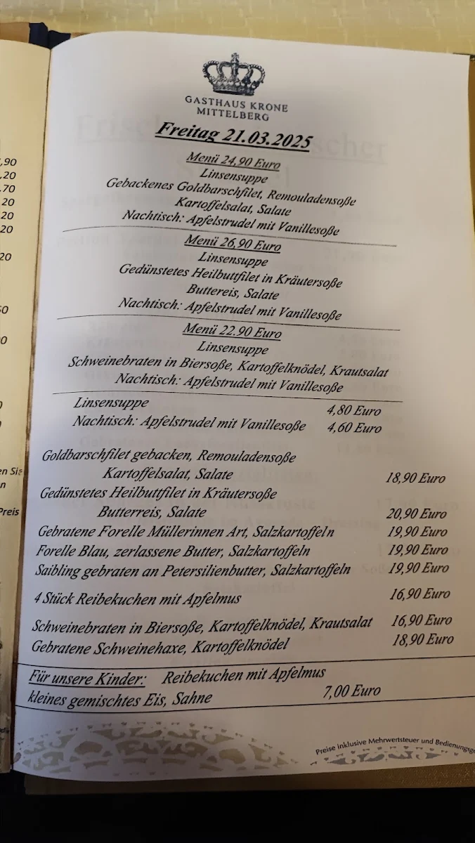 Speisekarte photo 3