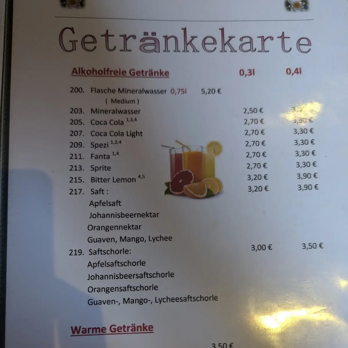 Speisekarte photo 8