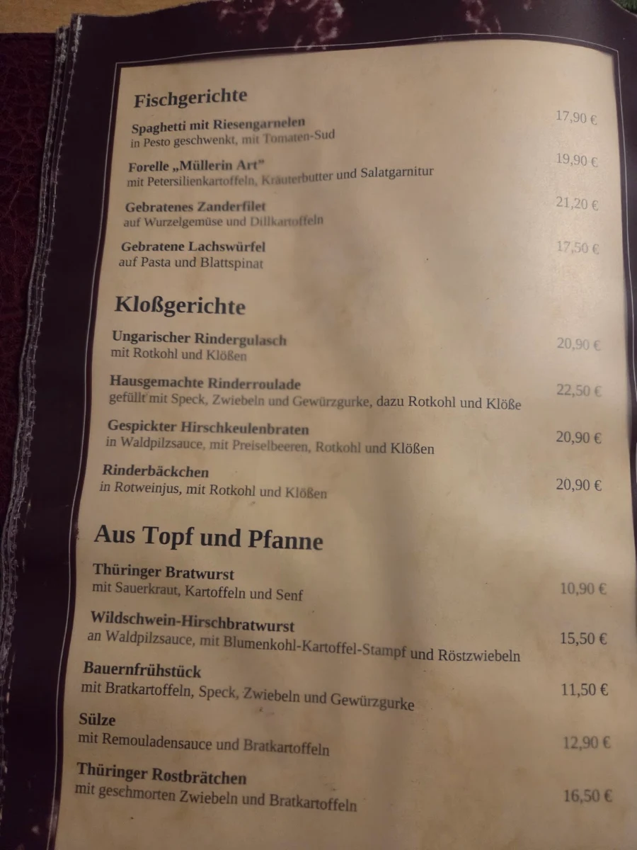 Speisekarte photo 2