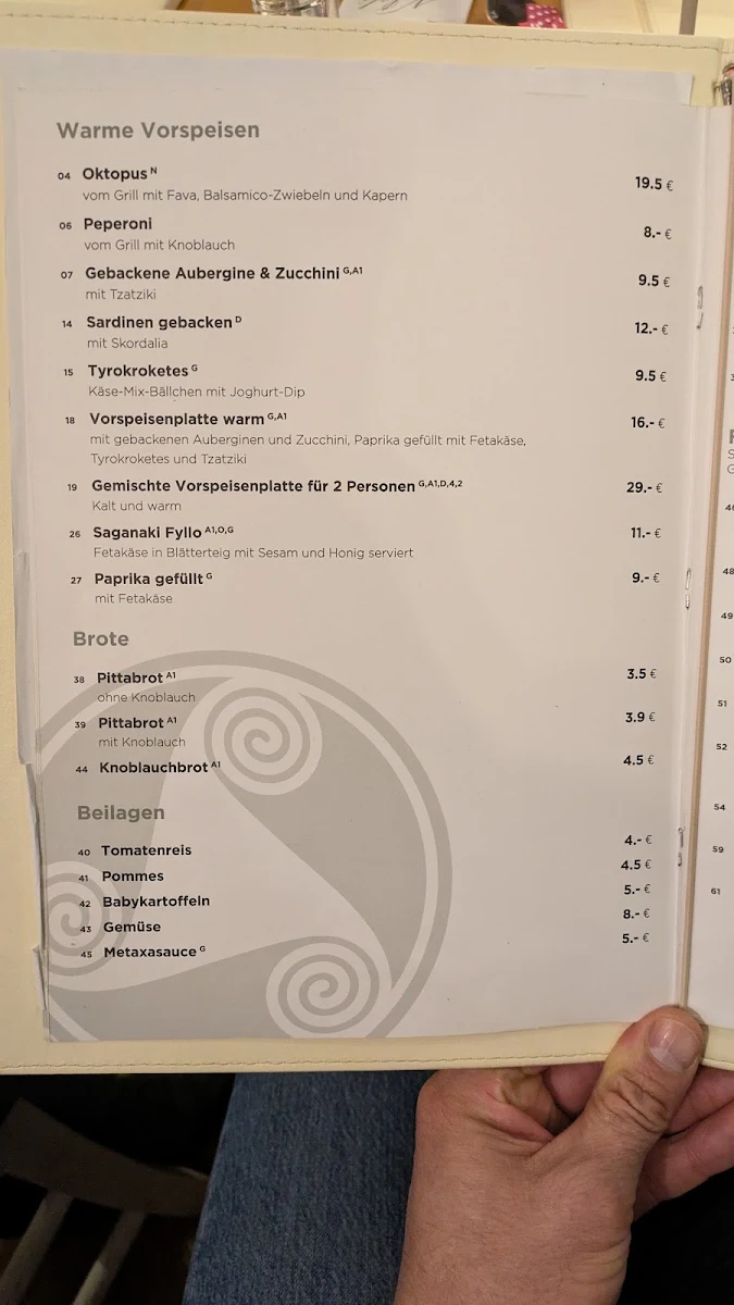 Speisekarte photo 2