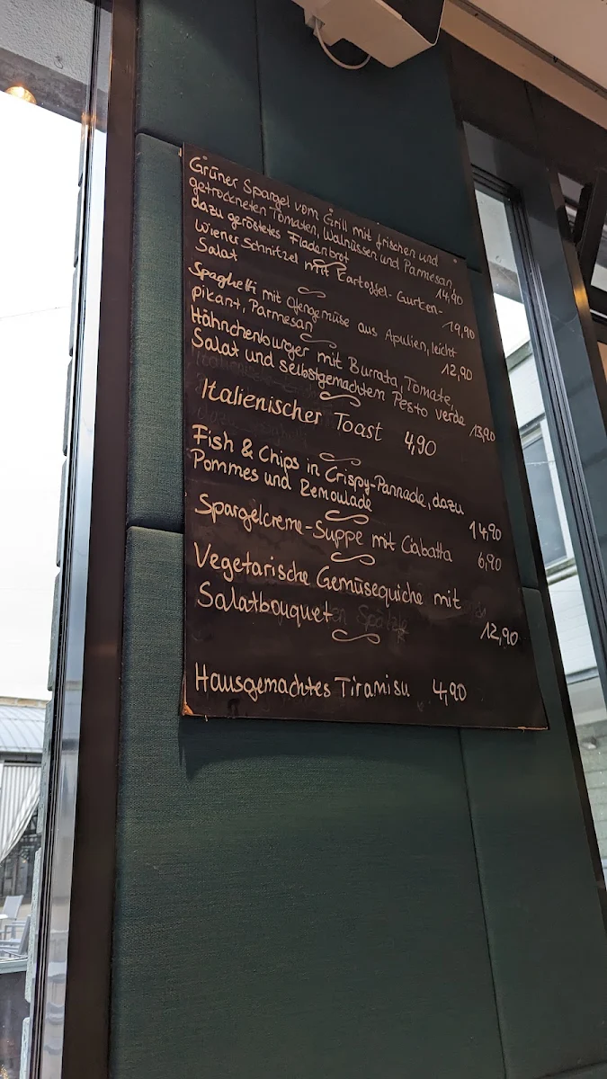 Speisekarte, Café Pause