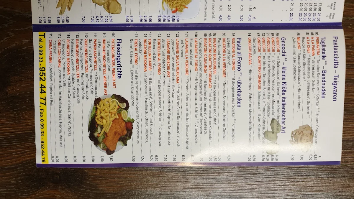 Speisekarte photo 5