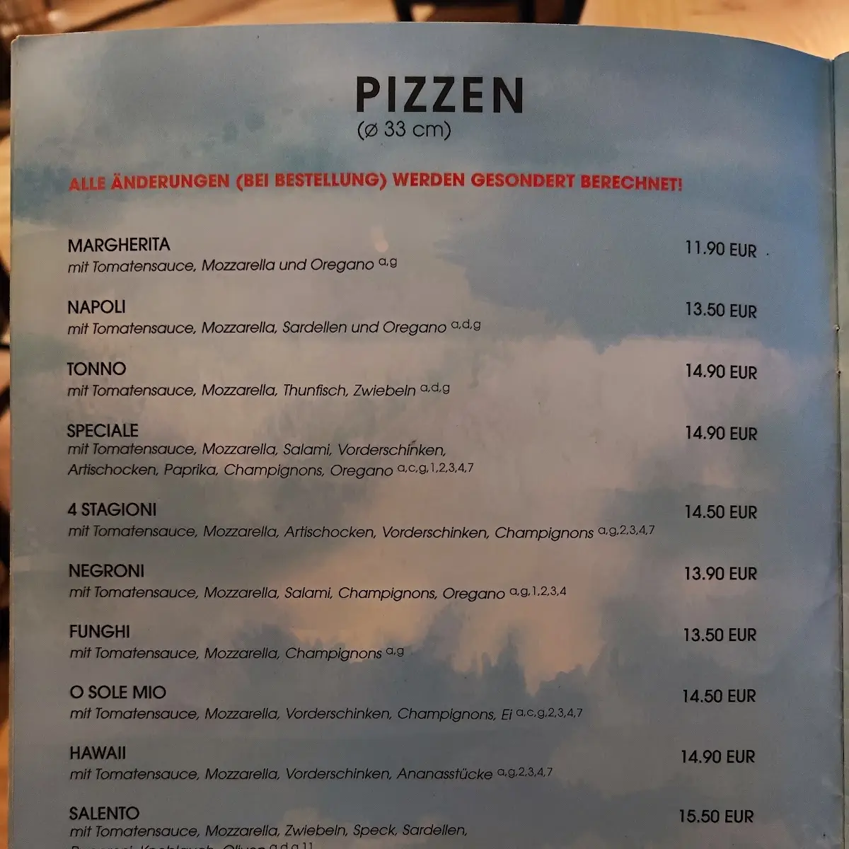 Speisekarte photo 1