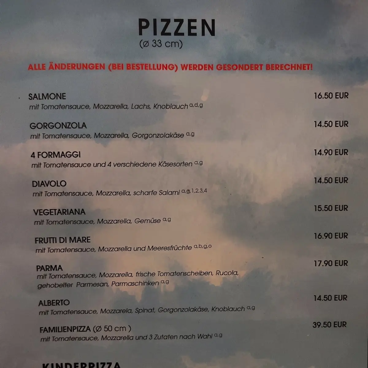 Speisekarte photo 2