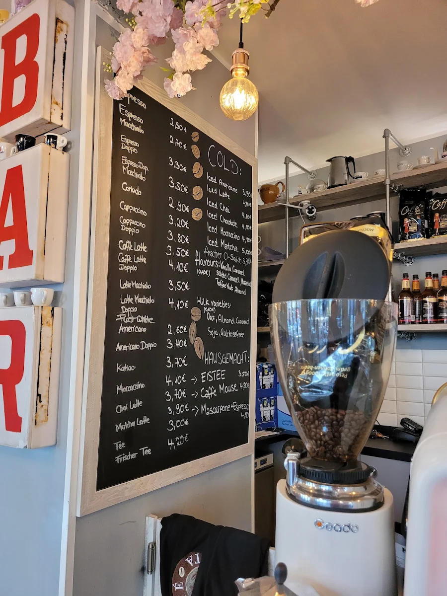 Speisekarte, Café Il Barista Pfeilstraße