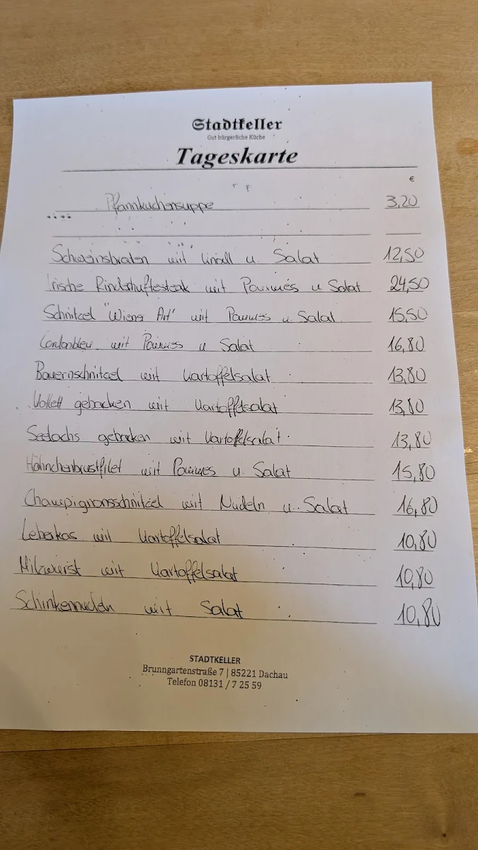 Speisekarte photo 3