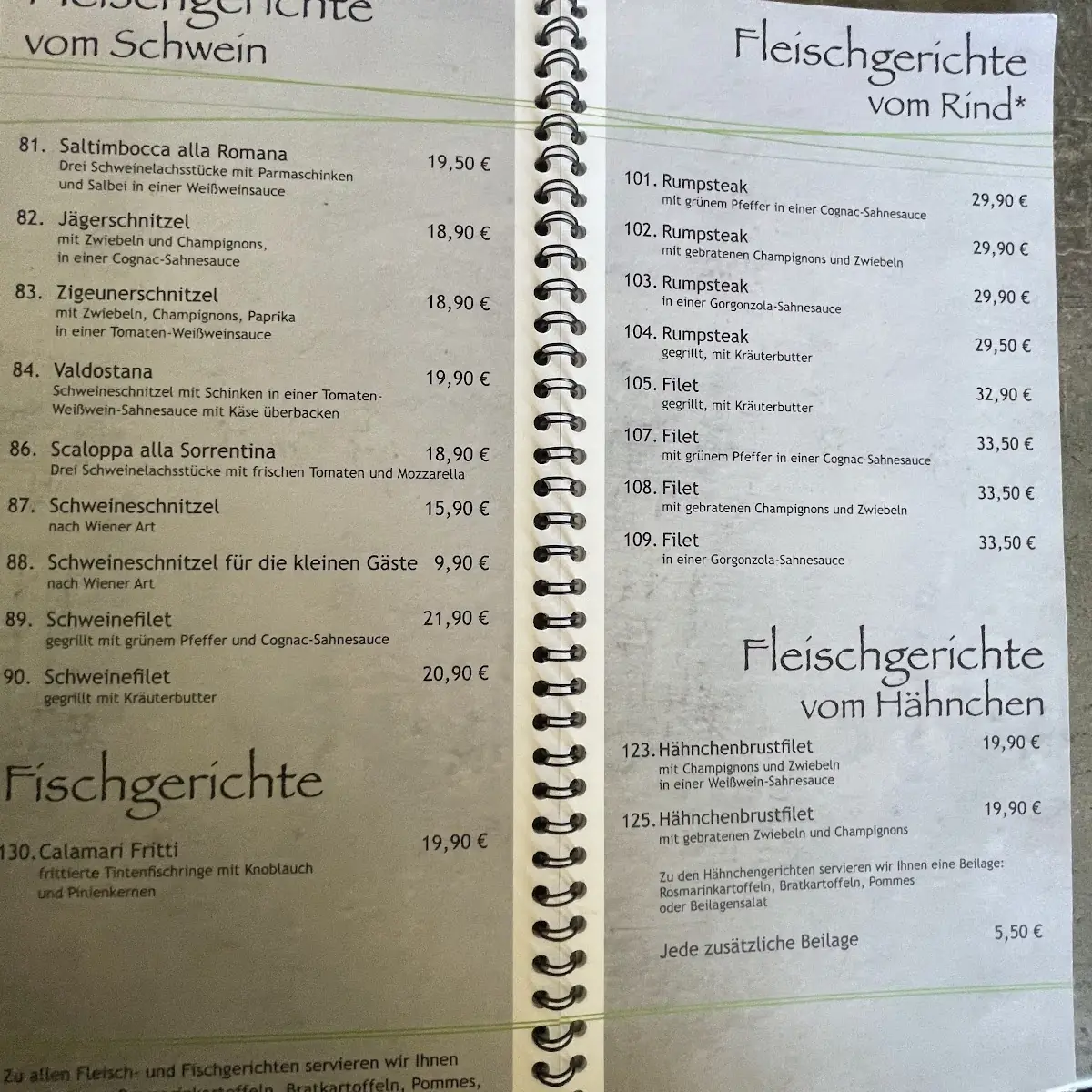 Speisekarte photo 4