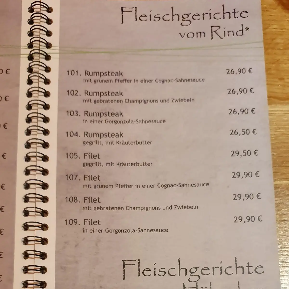 Speisekarte photo 6