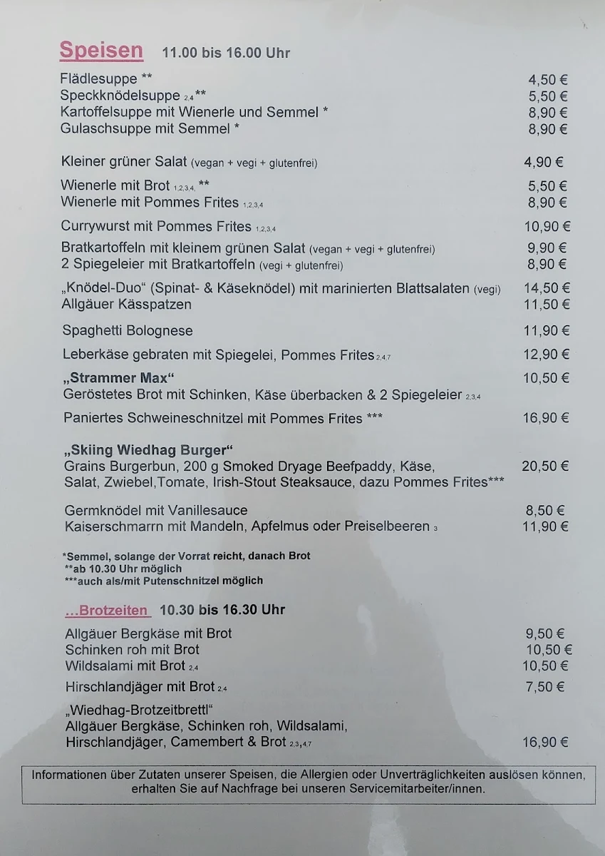 Speisekarte photo 10
