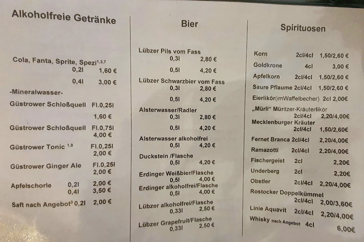 Speisekarte photo 2