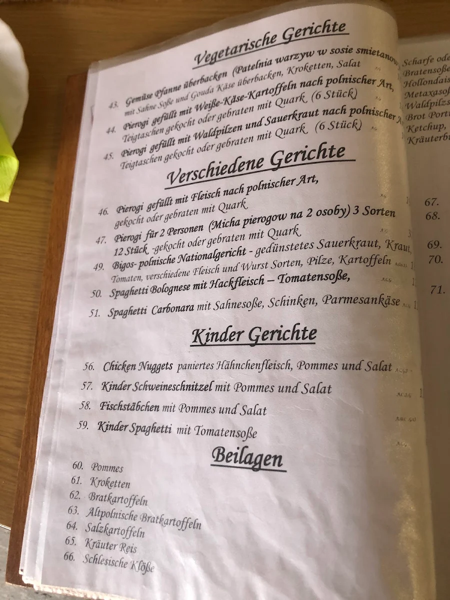 Speisekarte photo 8