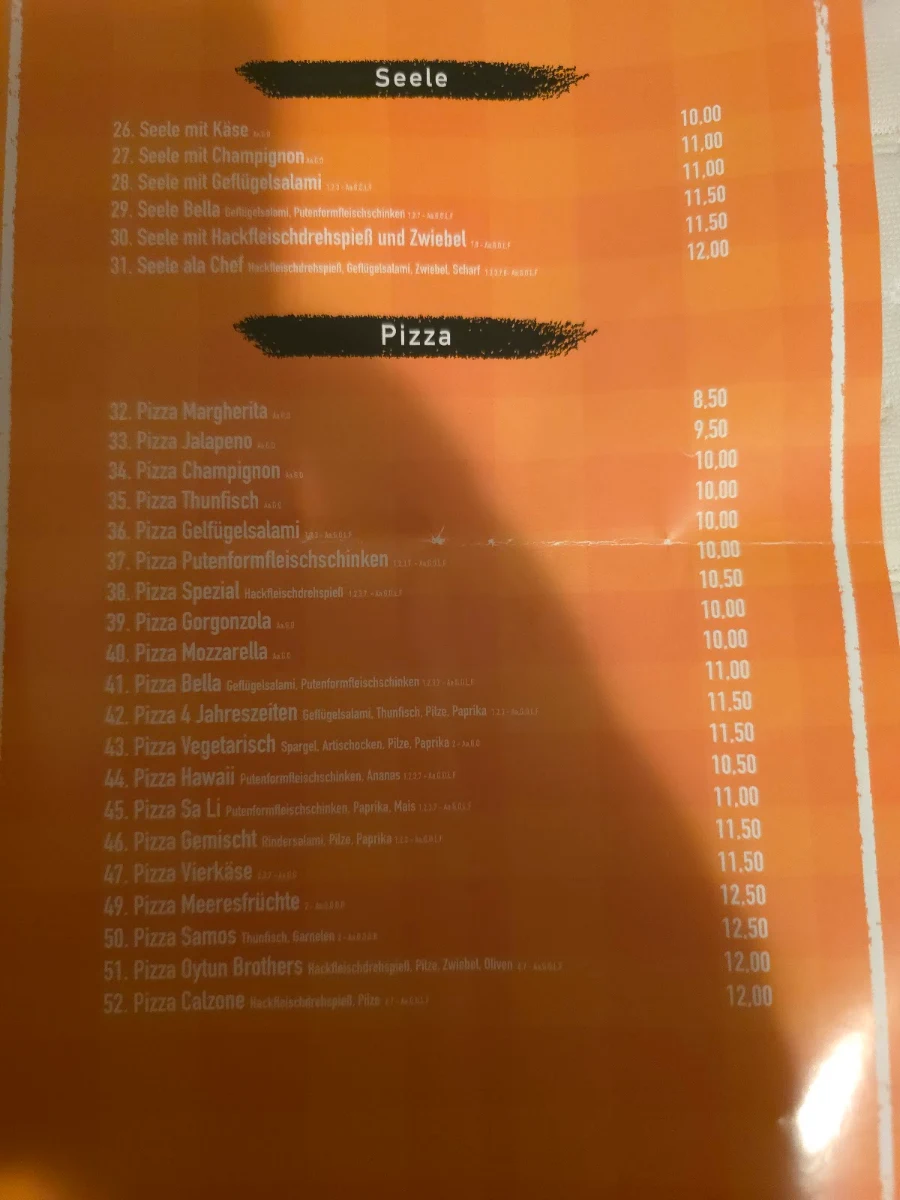 Speisekarte photo 2