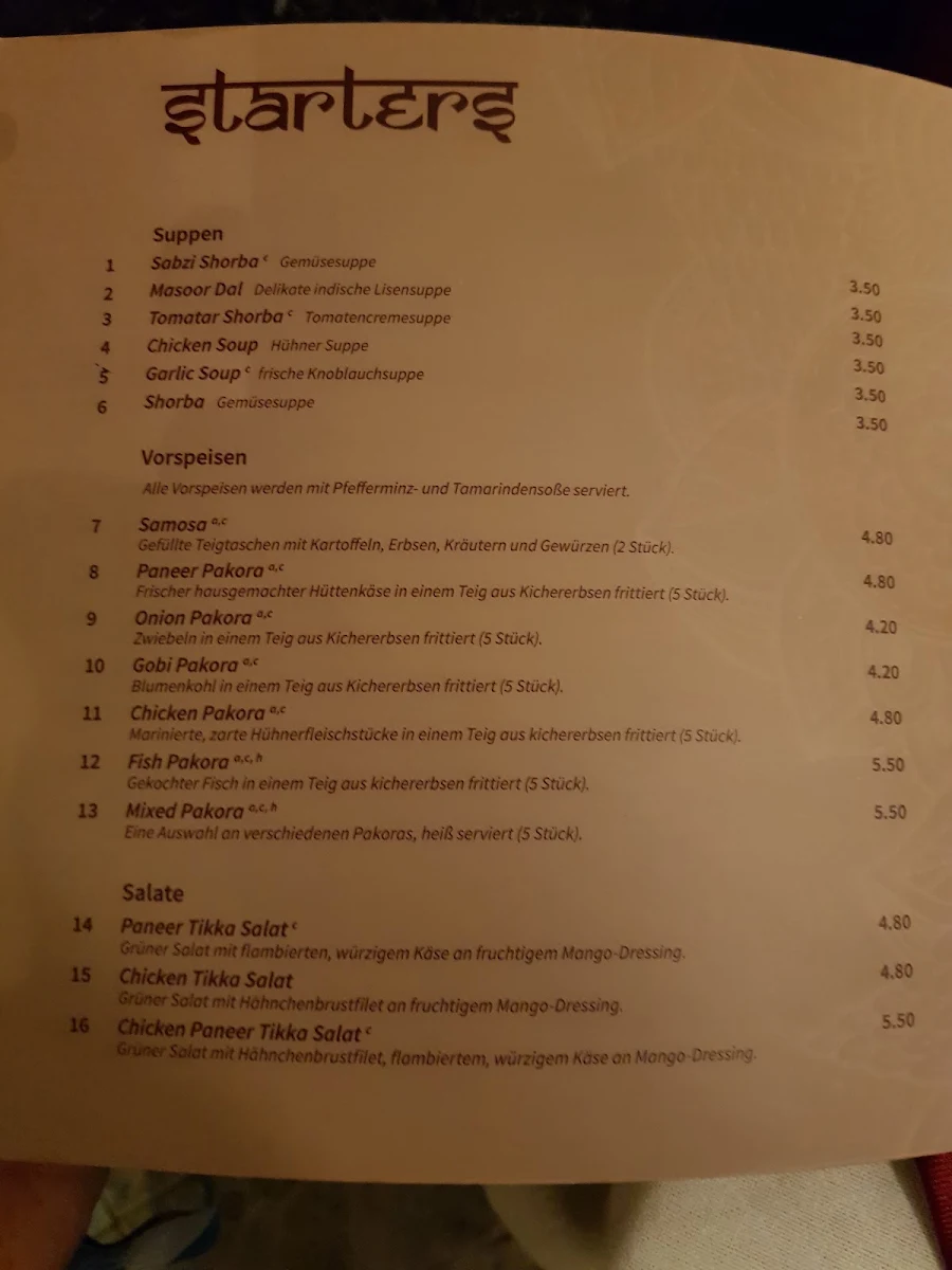 Speisekarte photo 9