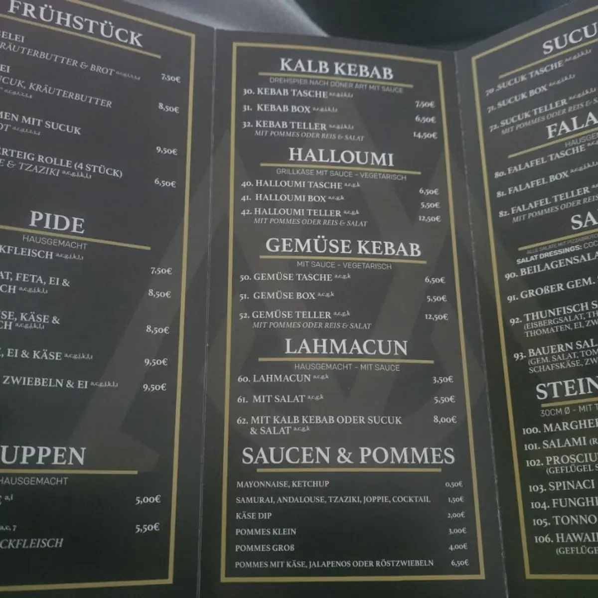 Speisekarte photo 2