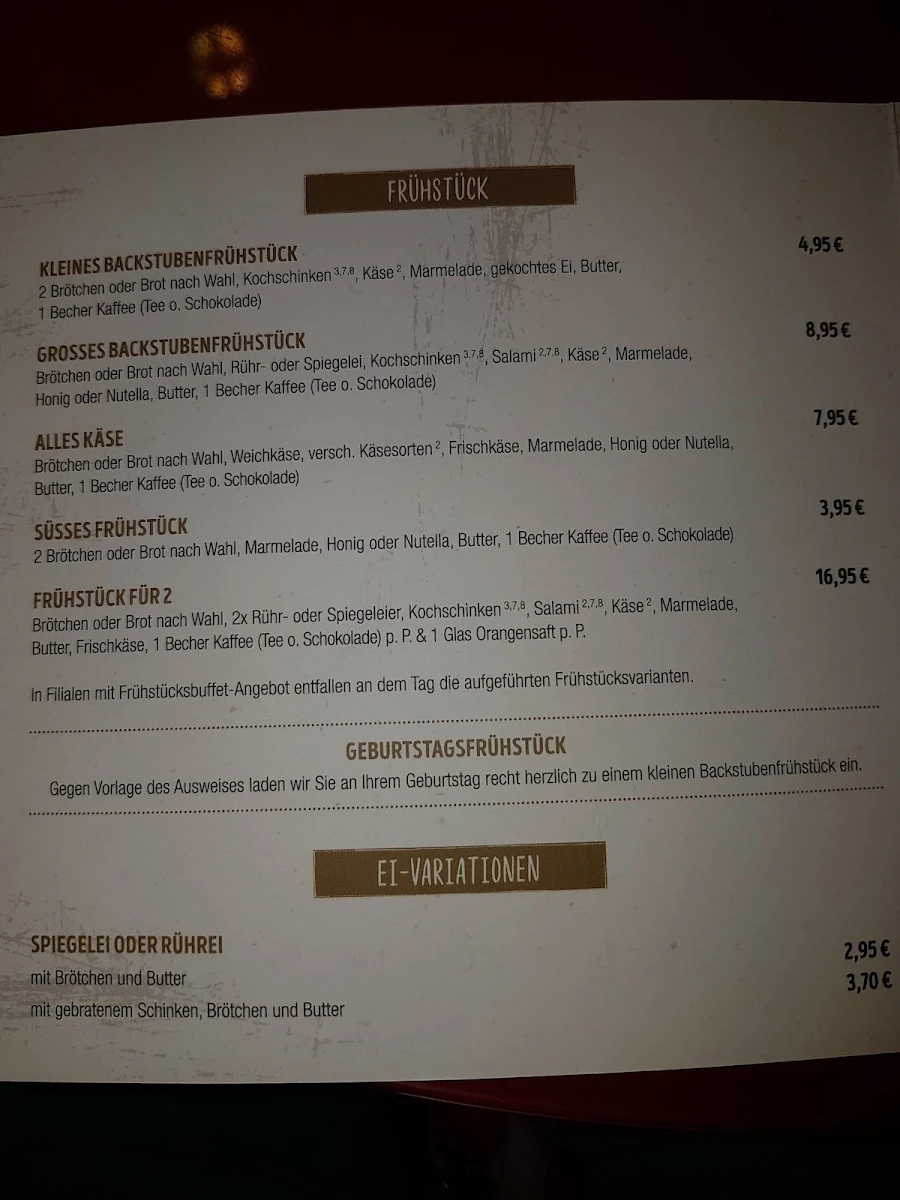 Speisekarte photo 3