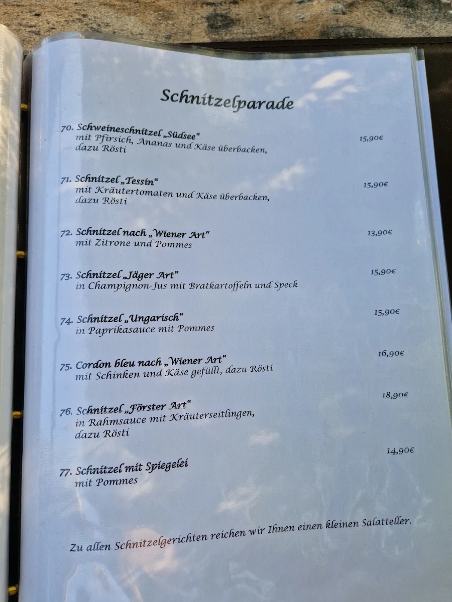 Speisekarte photo 3