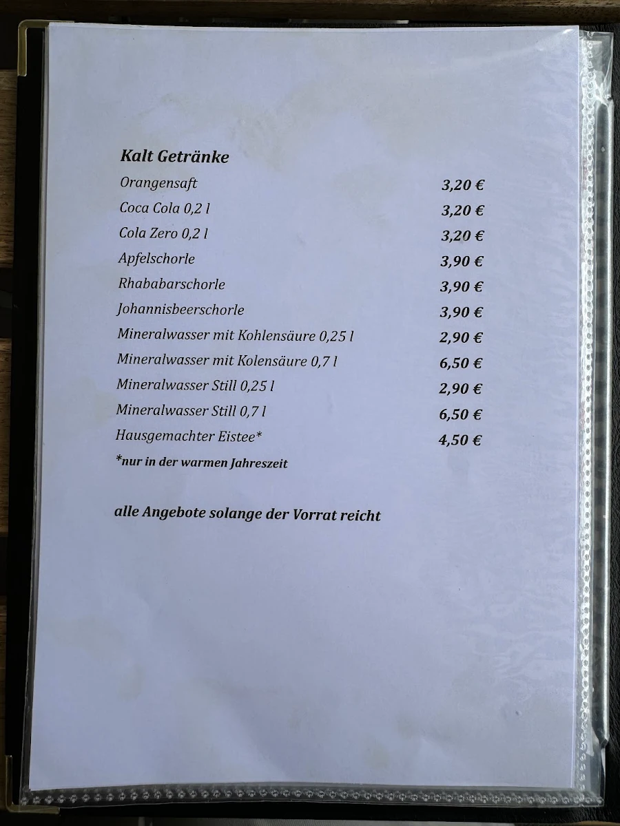 Speisekarte photo 2
