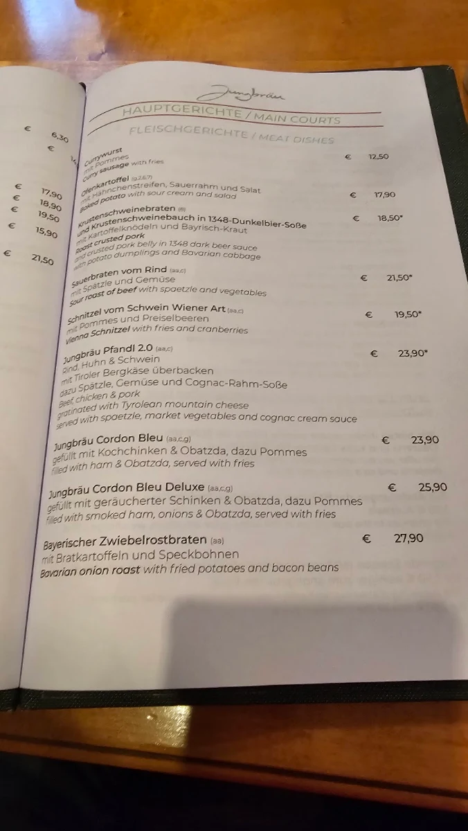 Speisekarte photo 9
