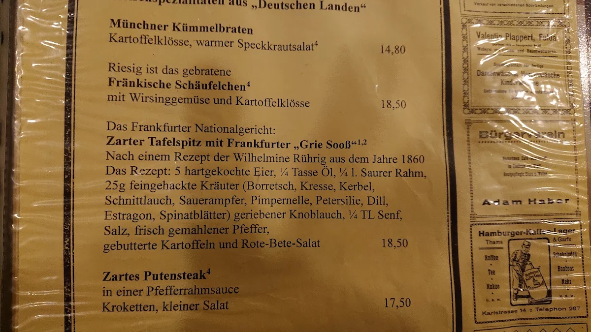 Speisekarte photo 3