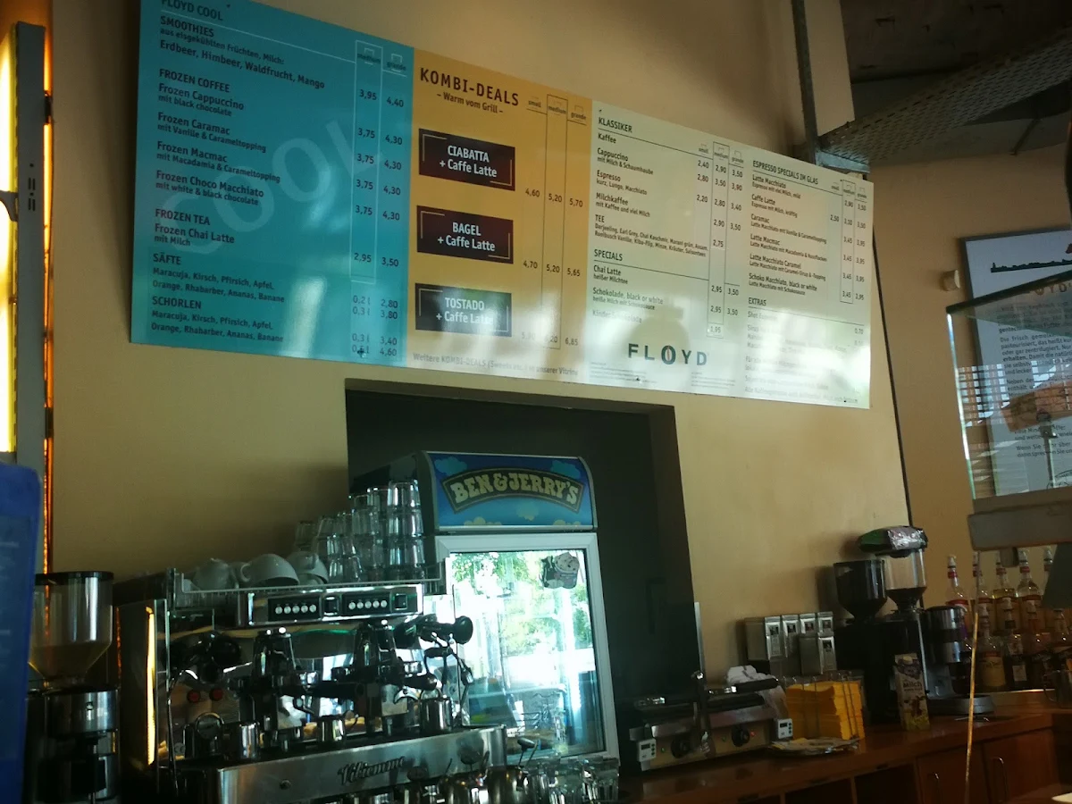 Speisekarte, Floyd Coffee