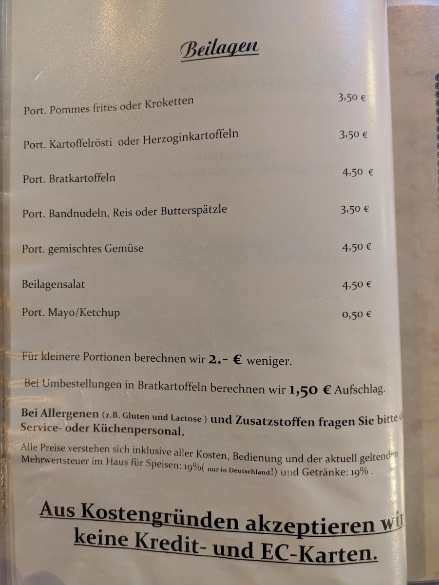 Speisekarte photo 2