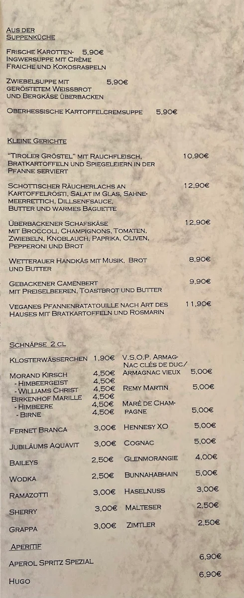 Speisekarte photo 4